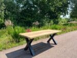 Iroko houten tuintafel Marri
