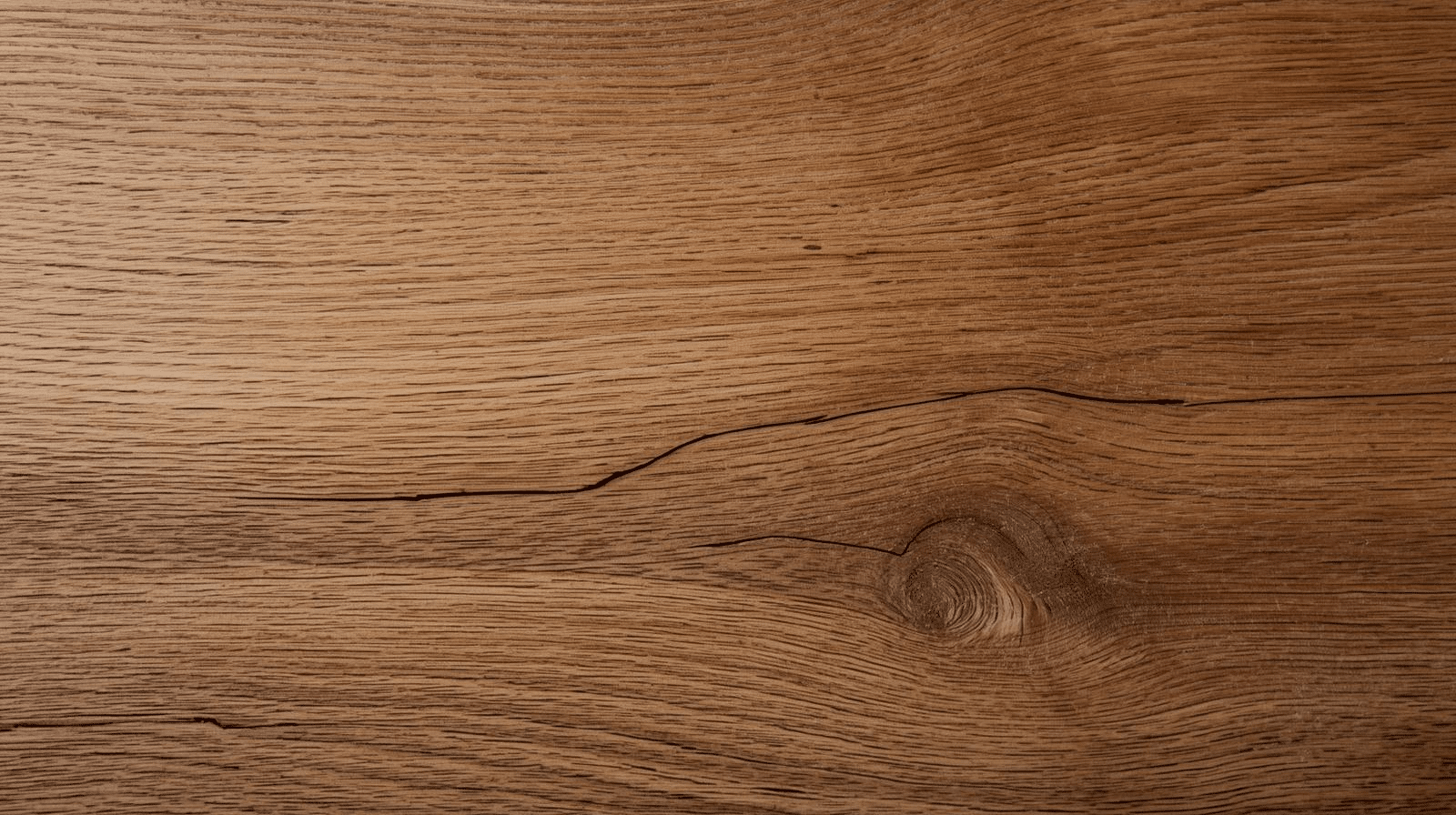 Problemen met eikenhout, scheur in eikenhout