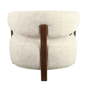 Fauteuil Grace chenille taupe