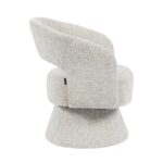 Fauteuil Josh draaibaar chenille taupe