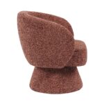 Fauteuil Lenn draaibaar chenille koper