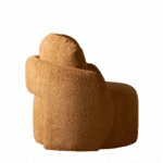 Fauteuil Nino terracotta polyester stof