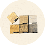 Samples of betonlook & steiger- & douglashout