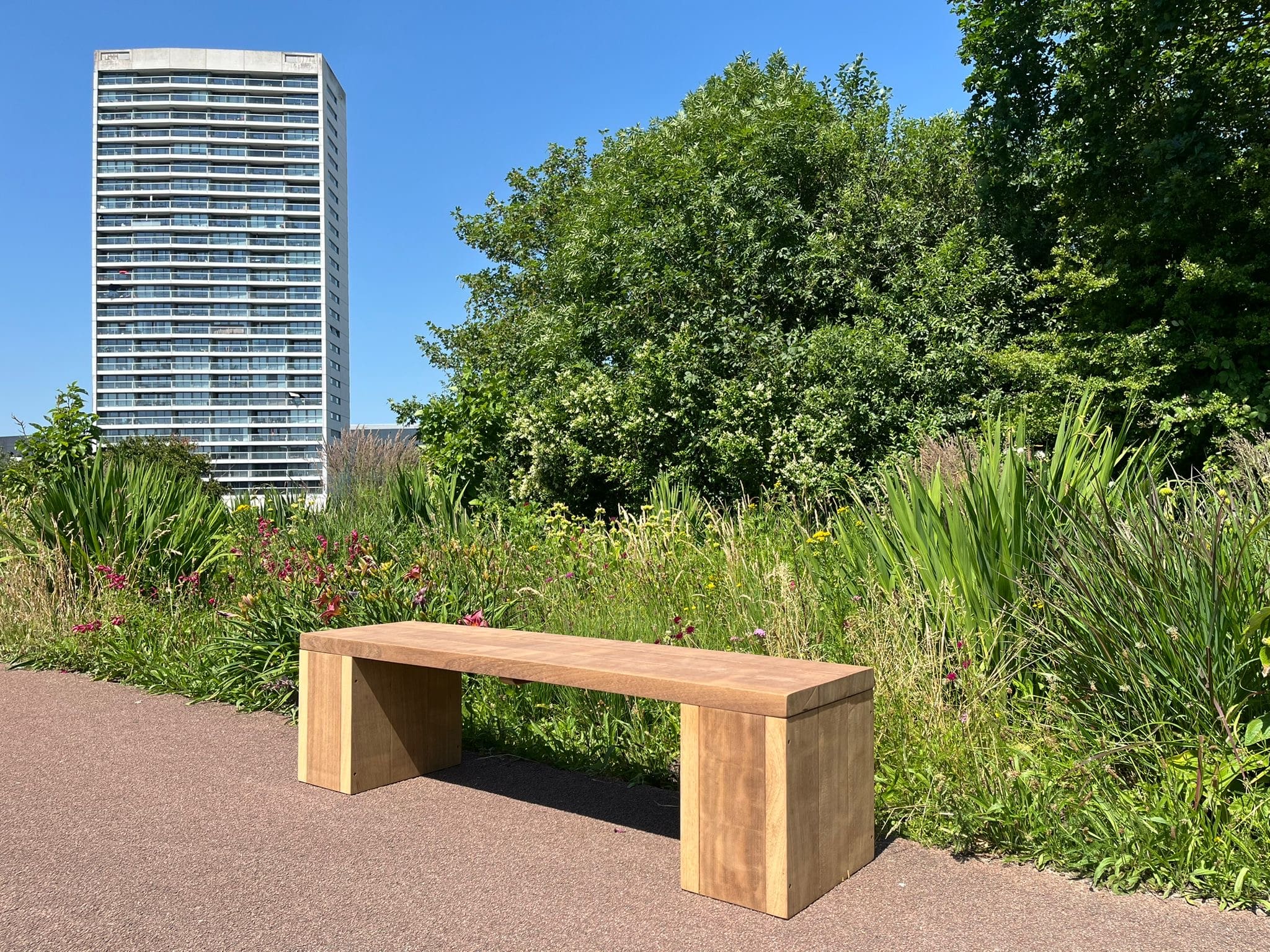 NordXL Irokohouten bankje Avery