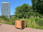 Irokohouten bloembak Afra