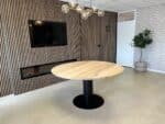 Eikenhouten ronde tafel Rumi