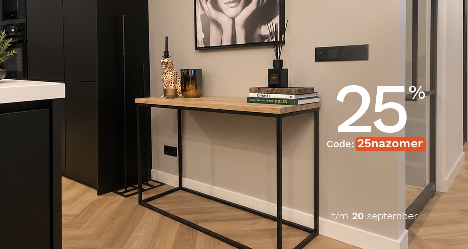 25% korting op alles