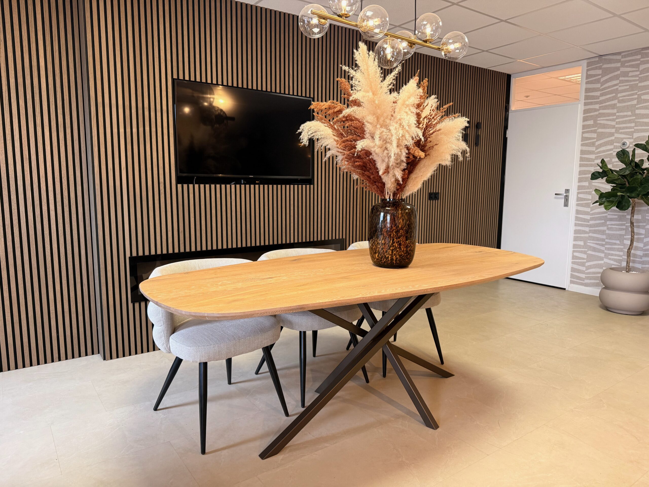 NordXL Eikenhouten tafel Jessie
