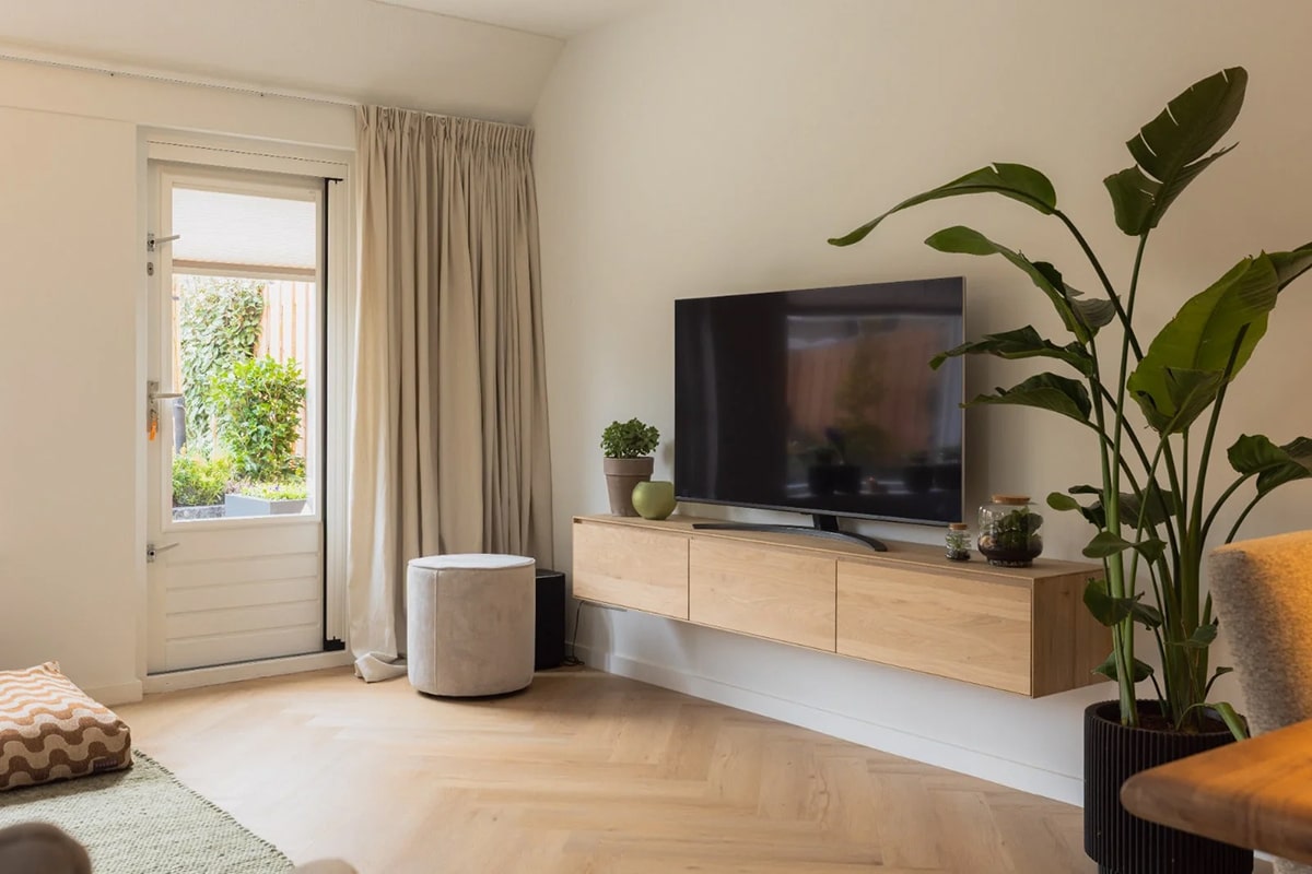 Eikenhouten TV meubel Pebo Eikenhouten TV meubel Pebo