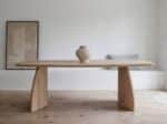 Maan eikenhouten tafel Massief